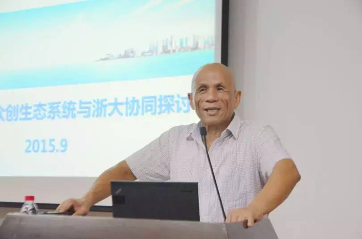 赛伯乐董事长朱敏与浙大管理学院师生共同探讨赛伯乐全球众创生态系统与浙大的协同