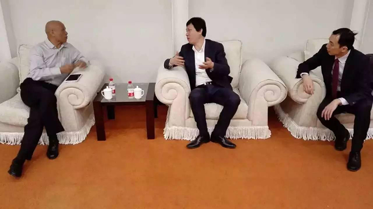 赛伯乐董事长朱敏一行大连访问