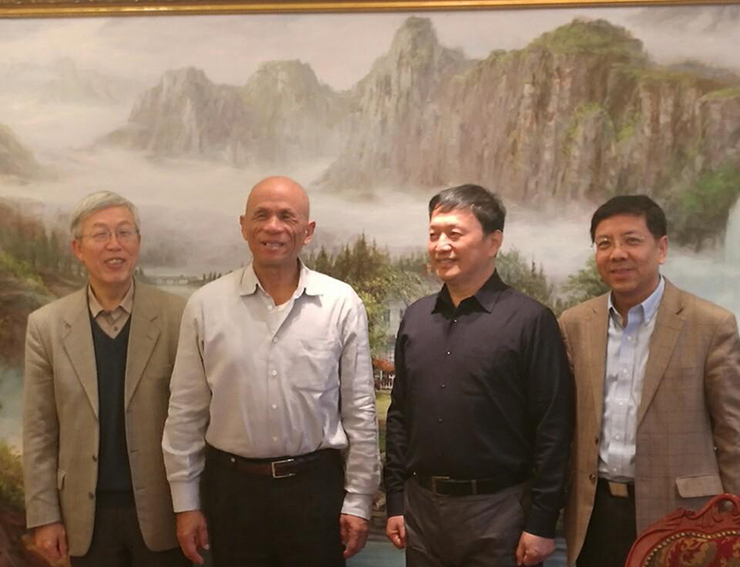 赛伯乐董事长朱敏一行大连访问