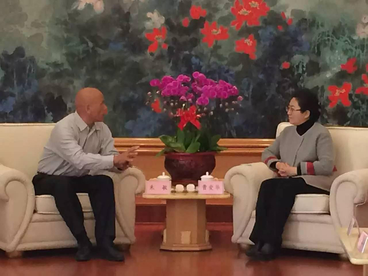 赛伯乐董事长朱敏一行大连访问