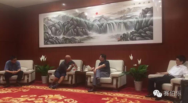 赛伯乐董事长朱敏一行淄博考察