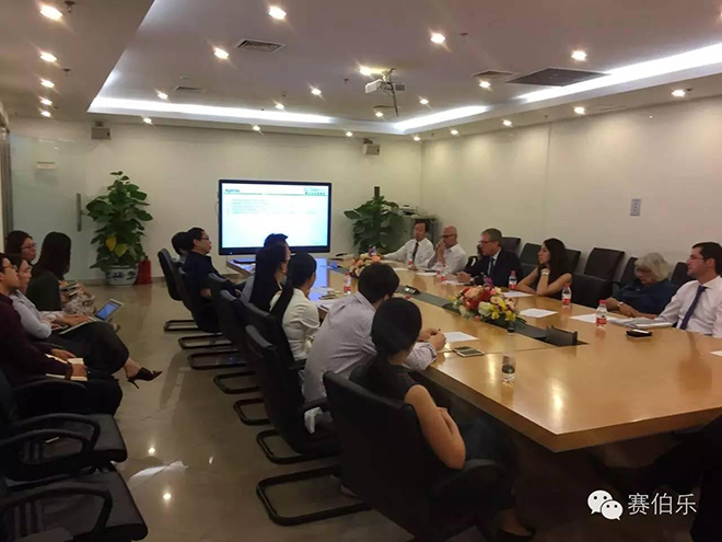 德国曼海姆市政府代表团考察访问赛伯乐集团