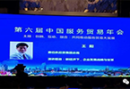 赛伯乐总裁王阳博士出席第六届中国服务贸易年会并发表主题演讲